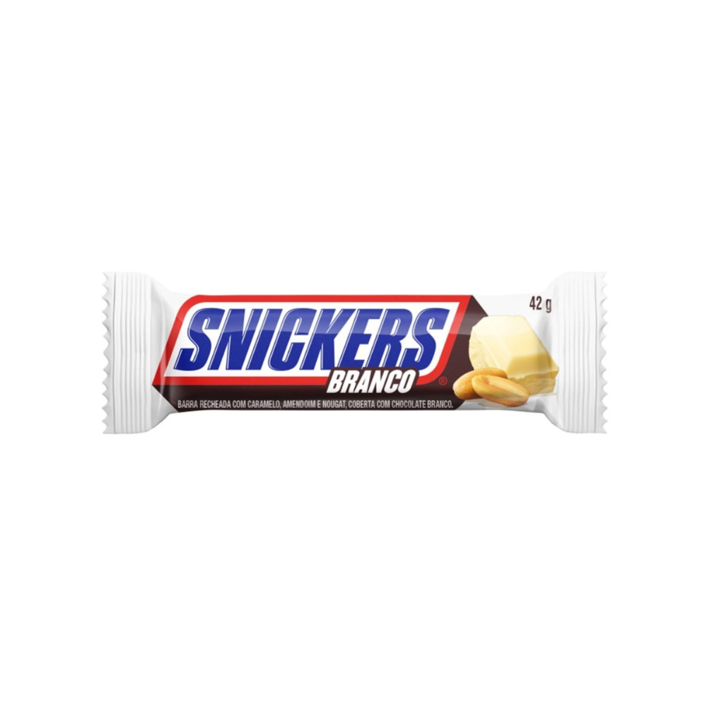 Snickers White Chocolate 20 x 42g DDM 2026-11