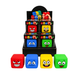 Squishy Happy Face Cube 12 x 1pc