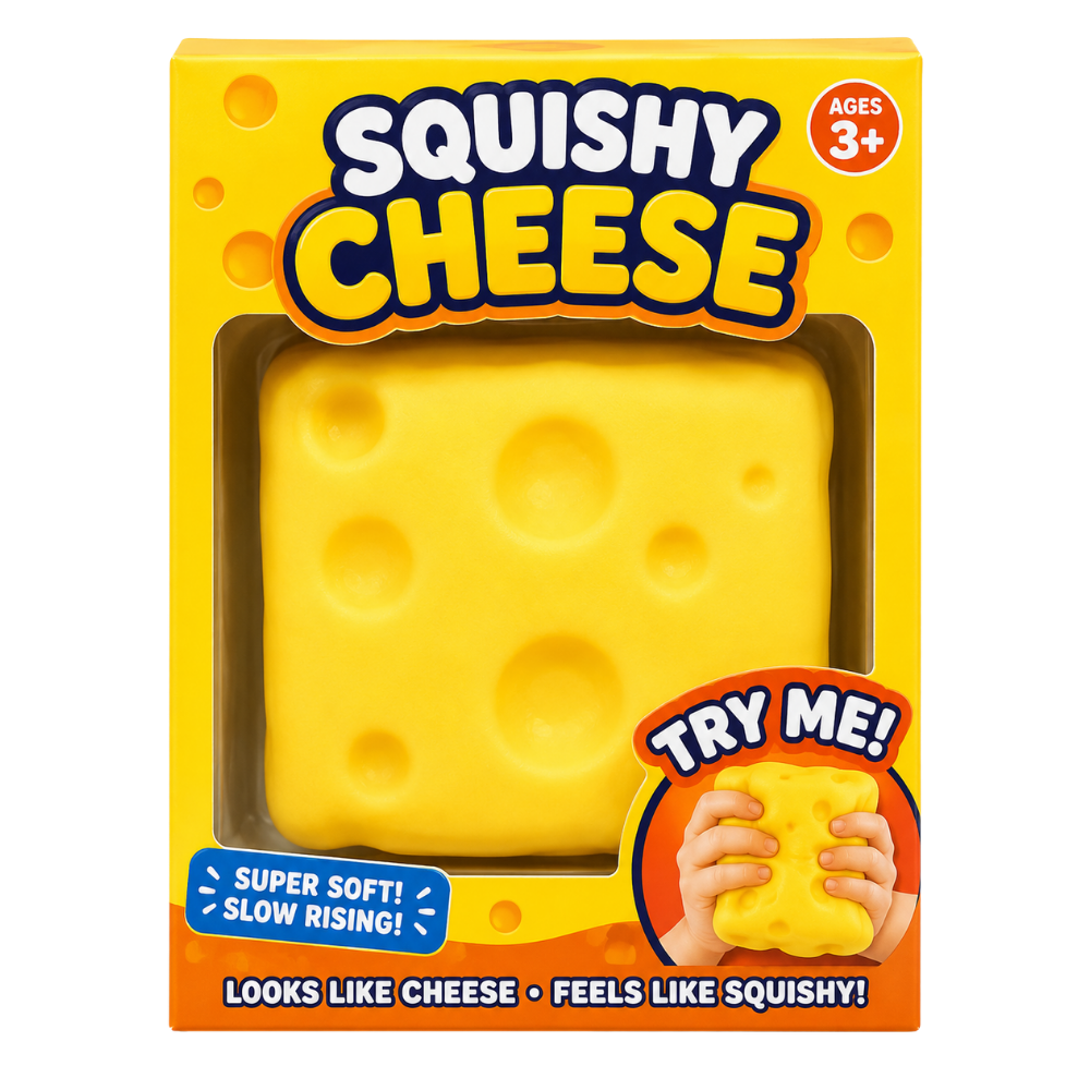 Squishy Cheese Toy 12 x 1pc