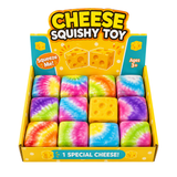 Squishy Cheese Toy Colorfull 12 x 1pc