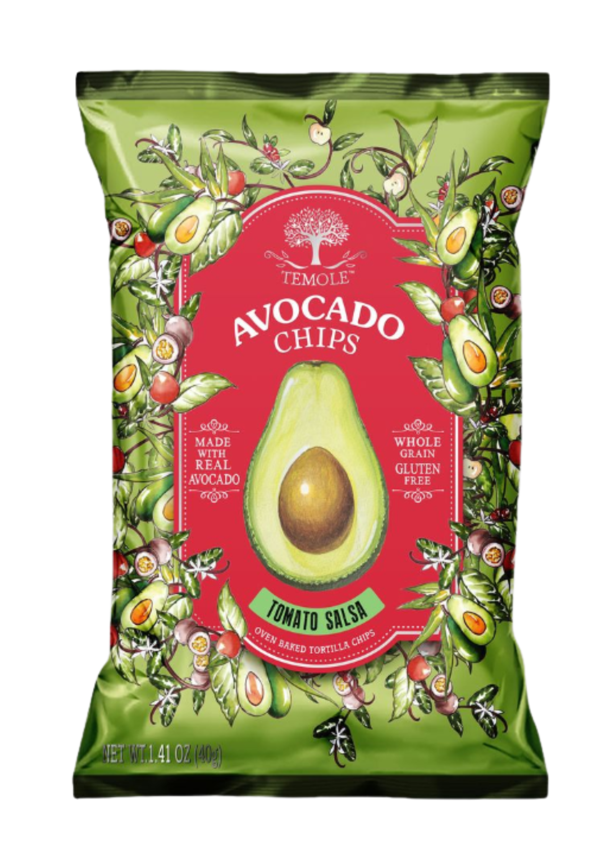 Temole Avocado Chips Tomato Salsa 24 x 40g