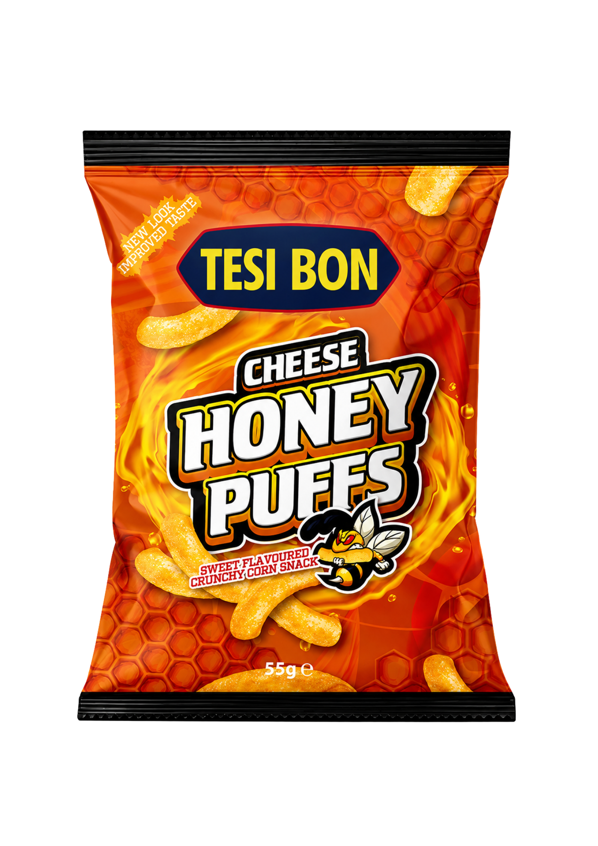 Tesi Bon Honey Puffs Cheese 14 x 55g