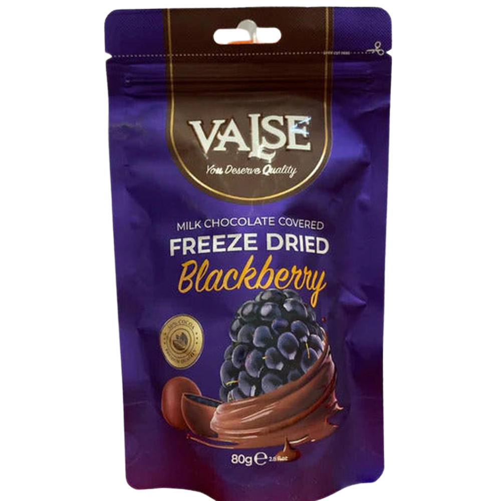 Waltz Gevriesdroogde Bramen &amp; Melkchocolade 12 x 80g