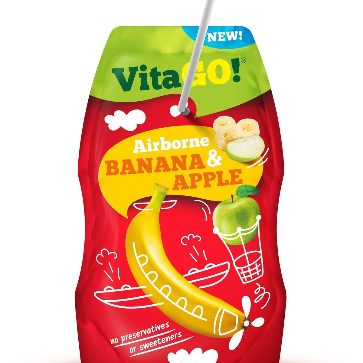 Vitago Banana & Apple 16 x 200ml – Planet Foods