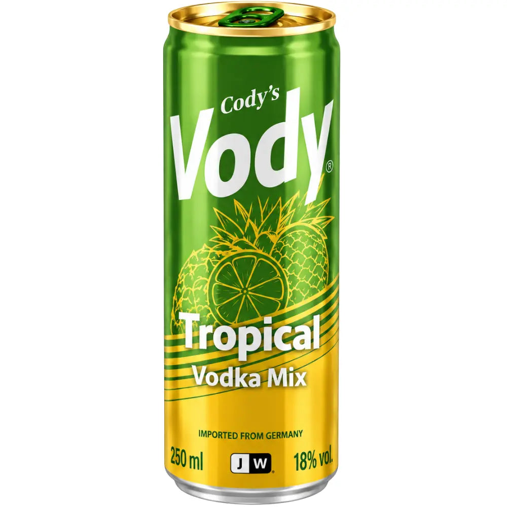 Vody Vodka Mix Tropical 18% Alcohol 24 x 250ml