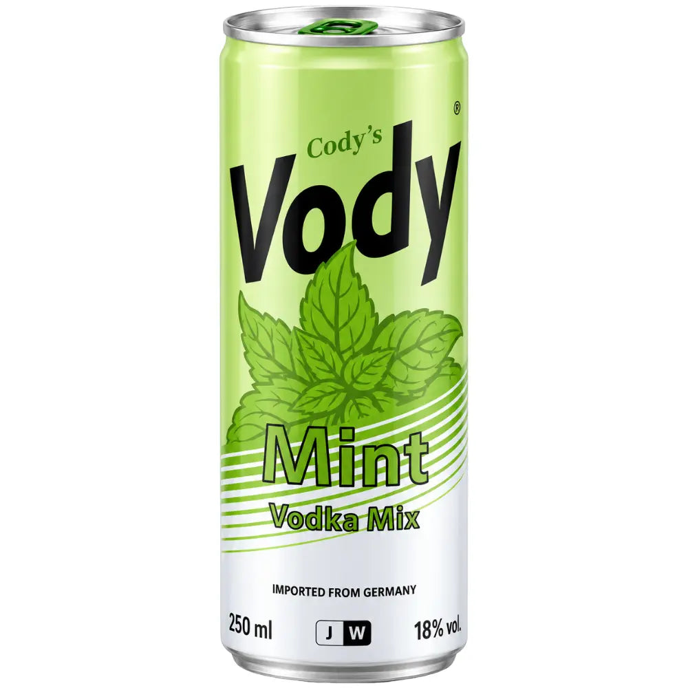 Vody Vodka Mix Mint 18% Alcohol 24 x 250ml