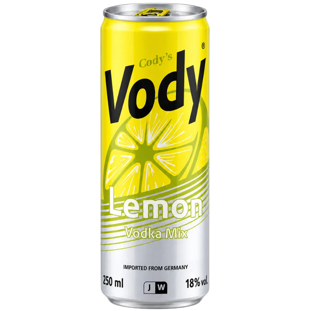 Vody Vodka Mix Lemon 18% Alcohol 24 x 250ml