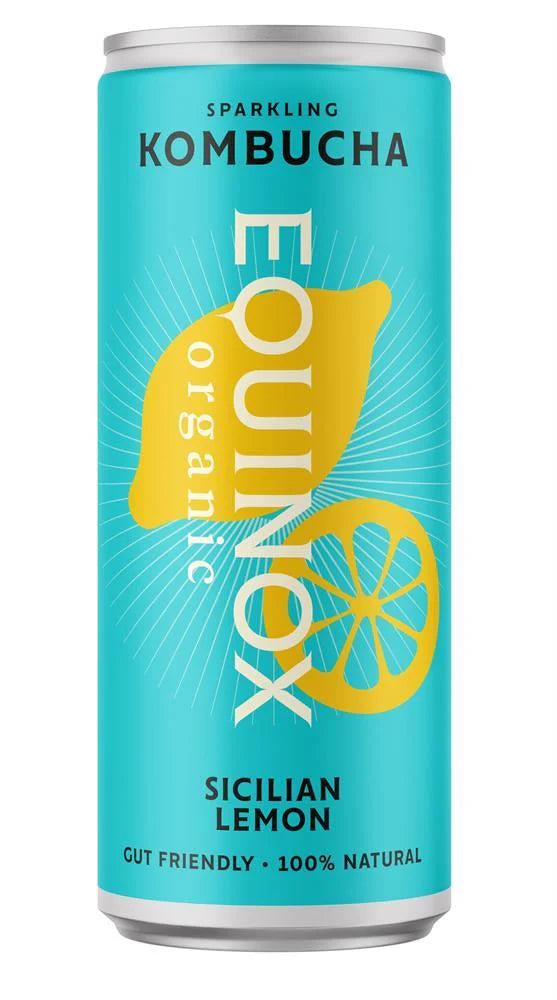 Equinox Organic Kombucha Sicilian Lemon 12 x 250ml