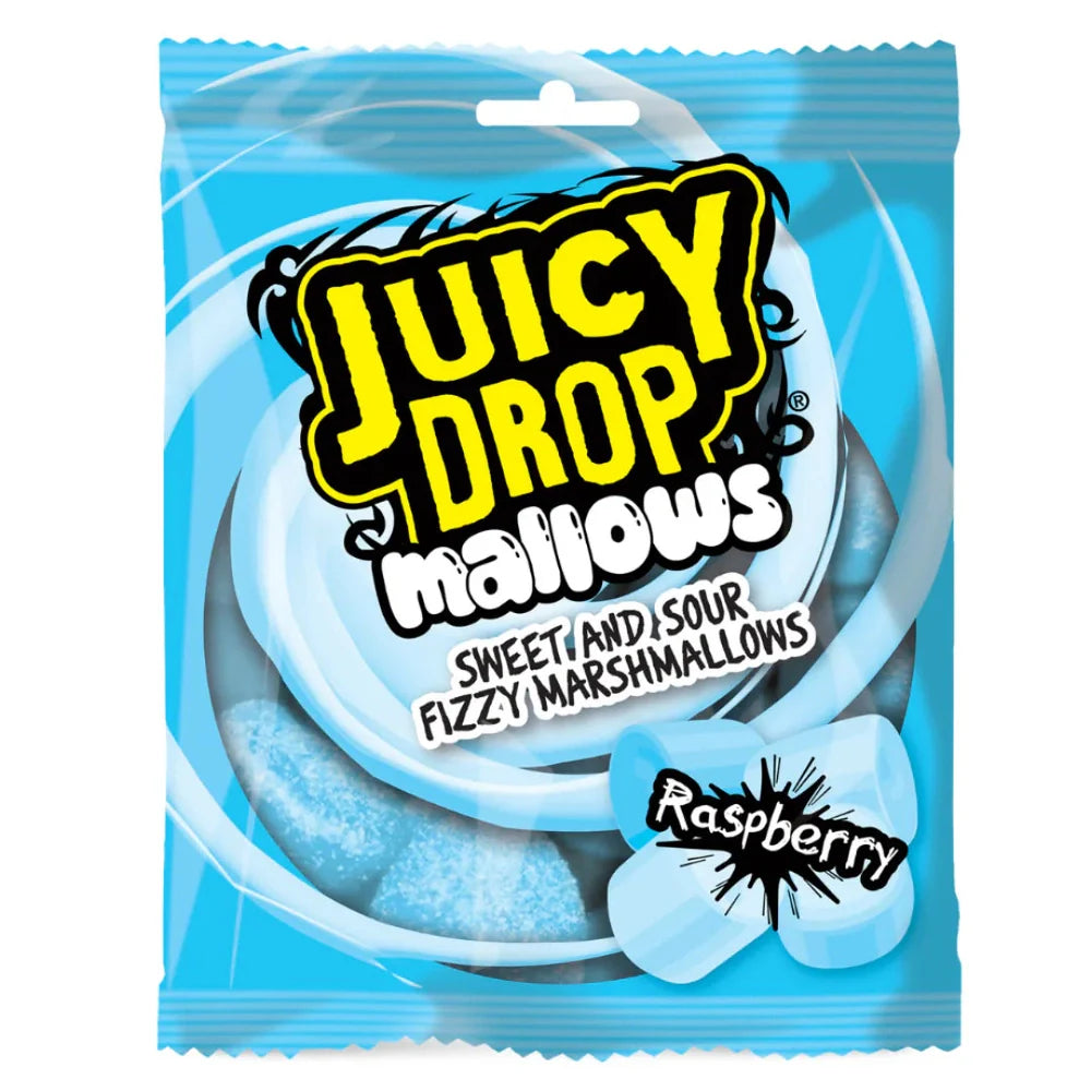 Bazooka Juicy Drop Mallows Raspberry 20 x 100g