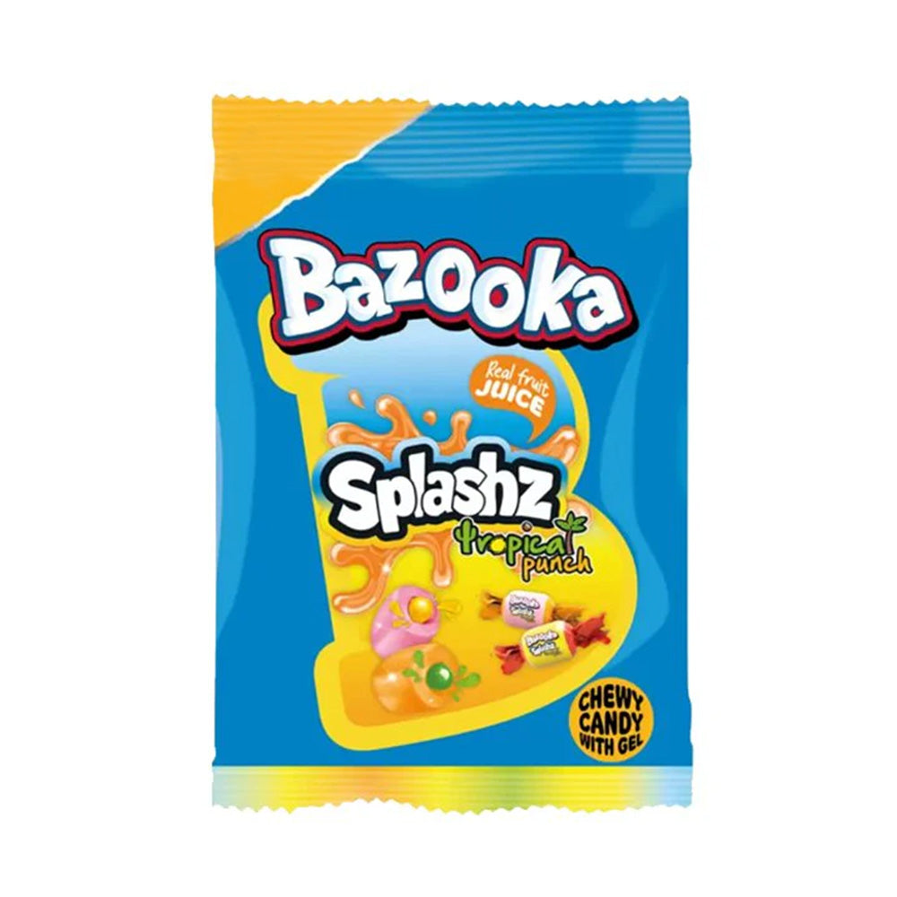 Bazooka Splashz Tropical Punch 12 x 120g