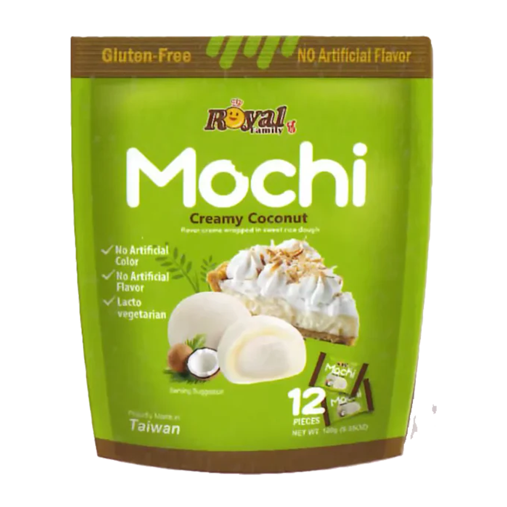 Royal Family Mochi Creamy Coconut 12 x 180g DDM 2026-08