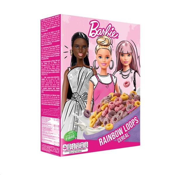 Barbie Rainbow Loops Cereal 12 x 350g