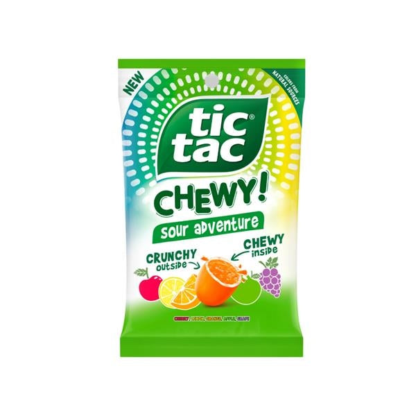 Tic Tac Chewy Sour Adventure 12 x 80g