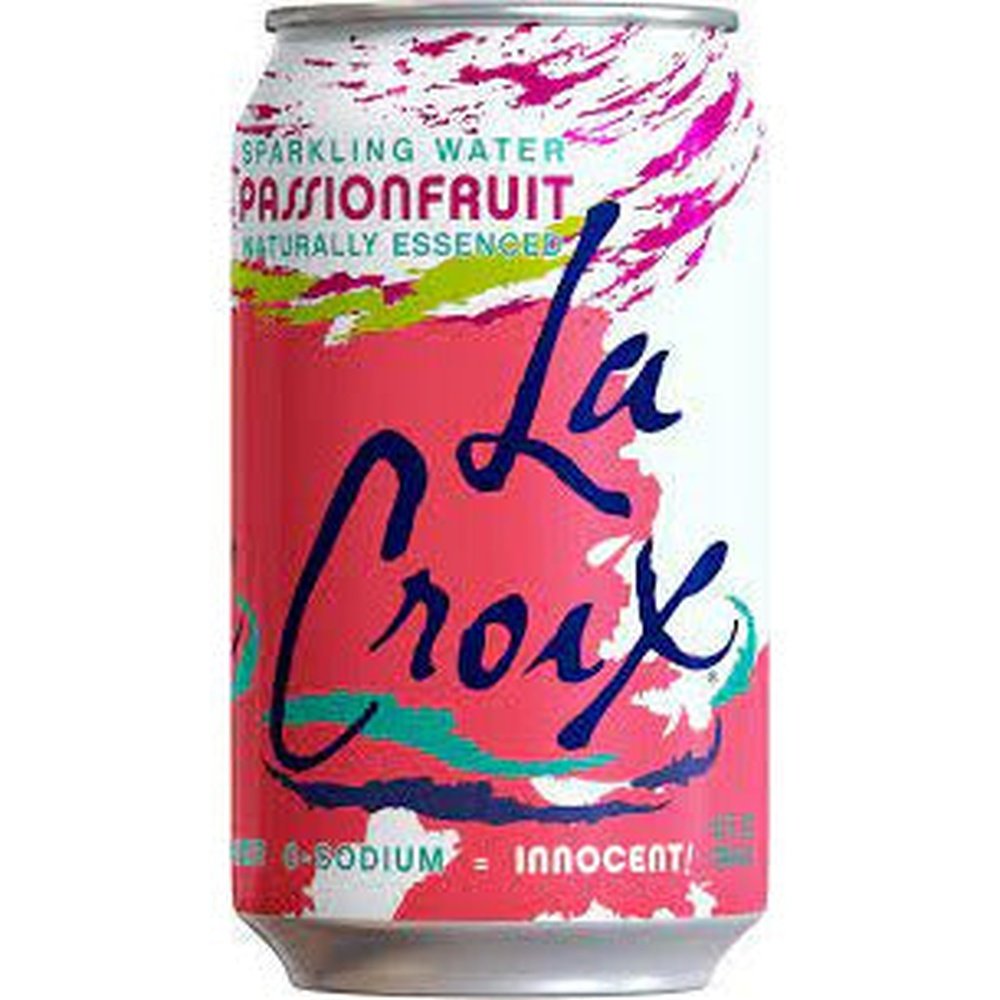 La Croix Sparkling Water Passion Fruit 24 x 355ml DDM 2025-06