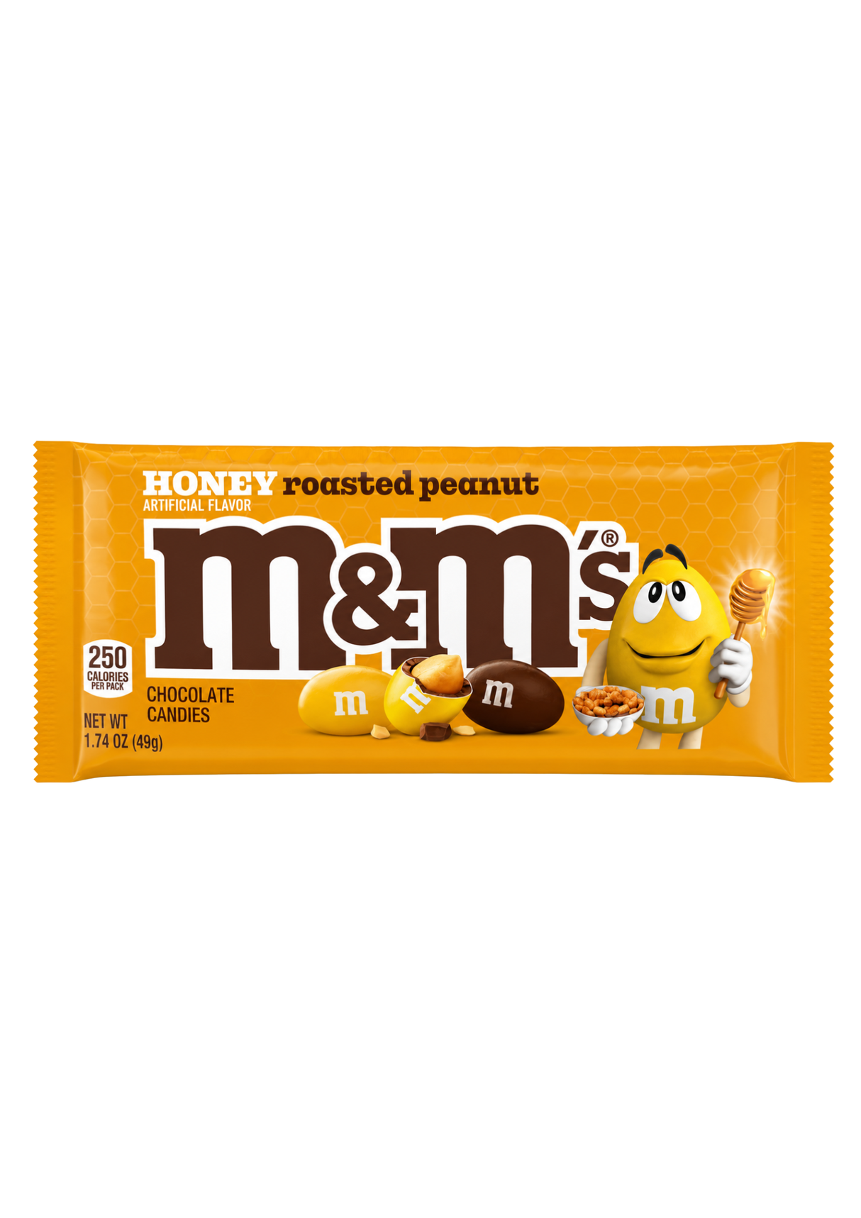 M&M's Honey Roasted Peanut Milk Chocolate 24 x 49g