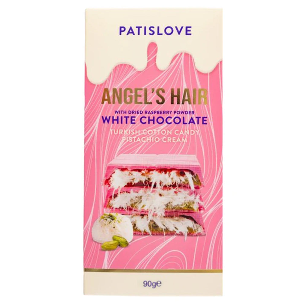Patislove Dubai Raspberry White Chocolate Angel's Hair 10 x 90g