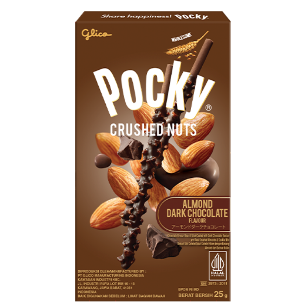 Pocky Almond Dark Chocolate 10 x 25g