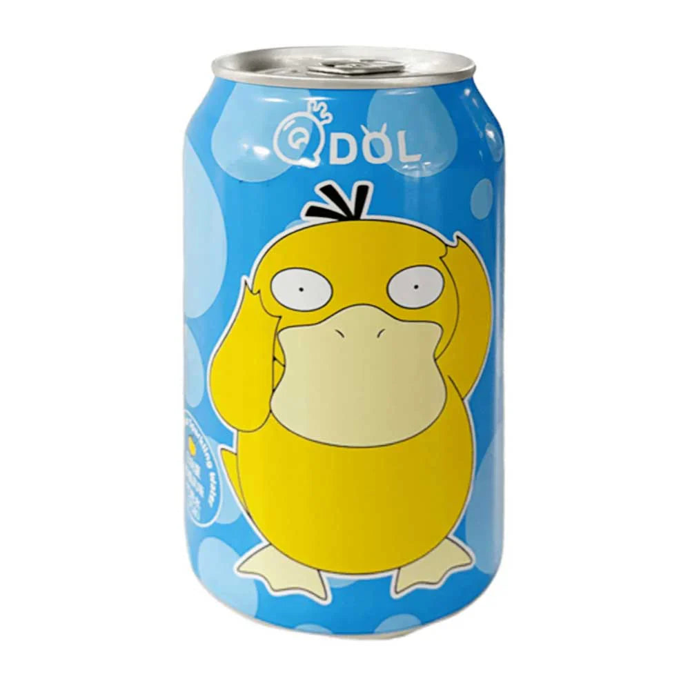 QDOL Pokemon Psyduck Citrus Flavored Sparkling Water 24 x 330ml