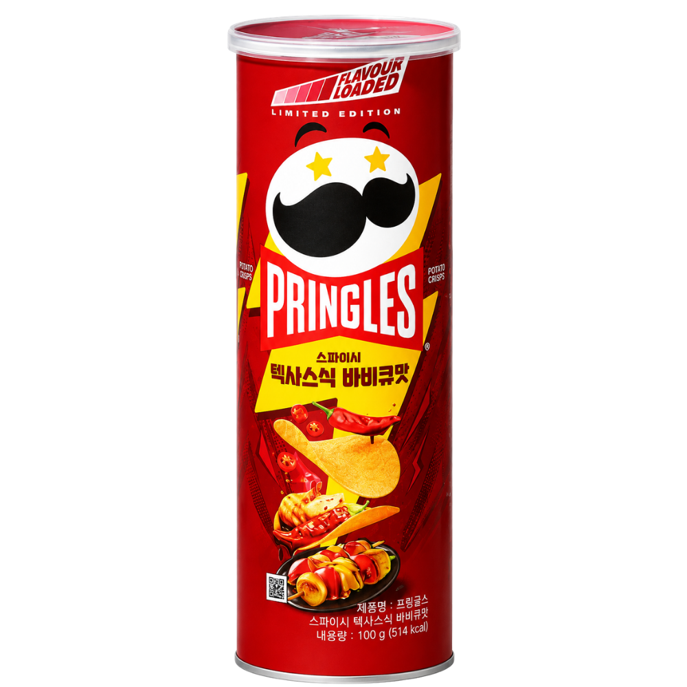 Pringles Chips Spicy Texas BBQ 12 x 100g