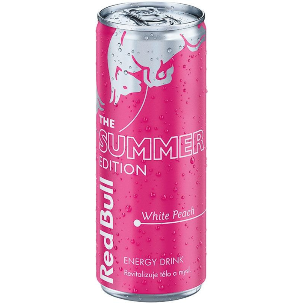 Red Bull Energy Drink The Summer Edition White Peach 24 x 250ml ...