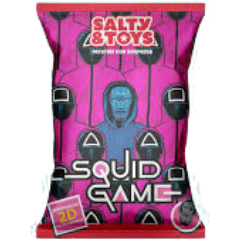 Salty & Toys Squid Game Chips Salted Potatoes 24 x 30g DDM 2025-11