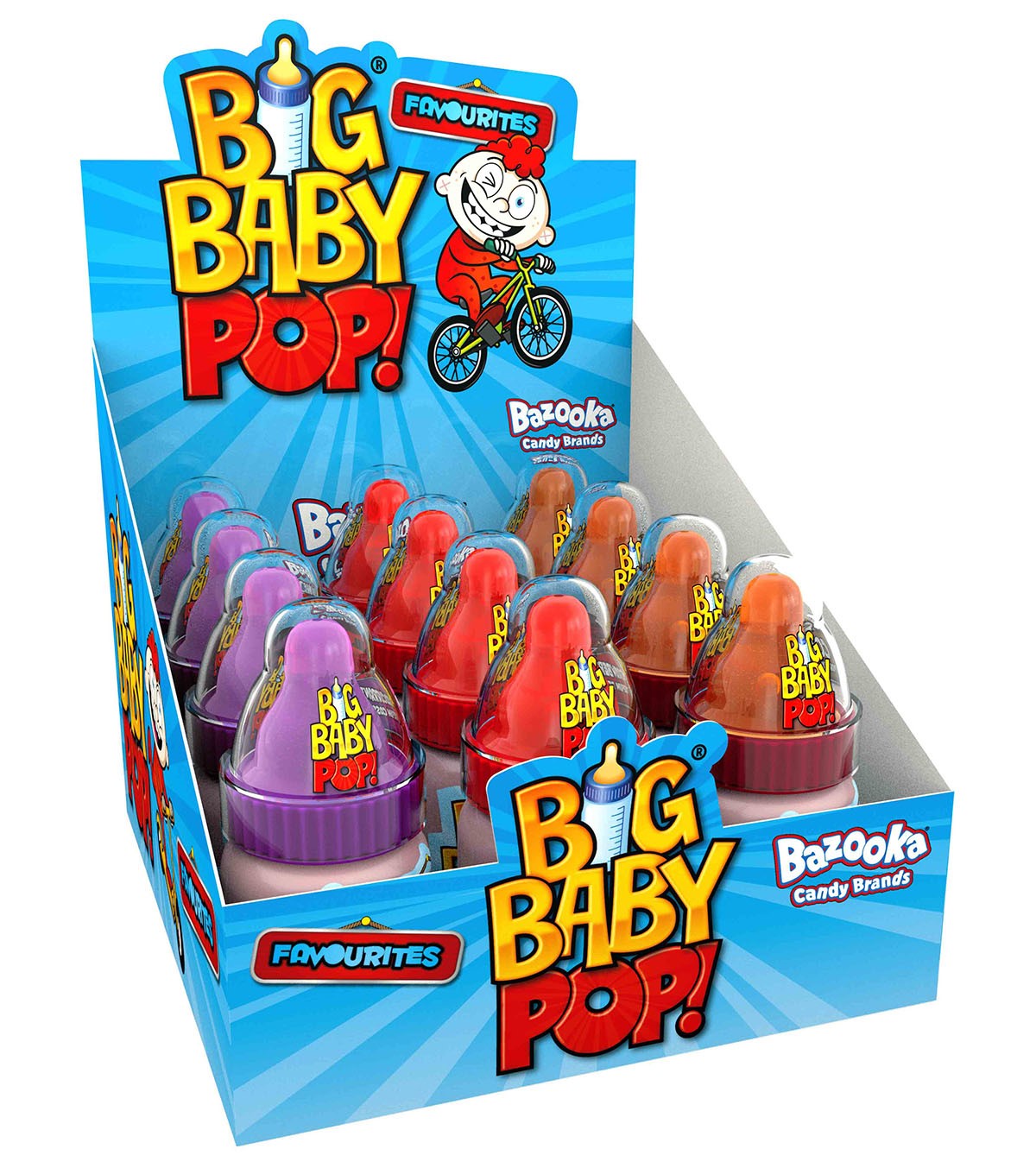 Bazooka Big Baby Pop 12 x 32g