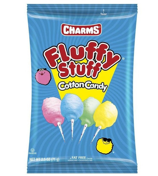 Charm's Fluffy Stuff Cotton Candy 24 x 71g – Planet Foods