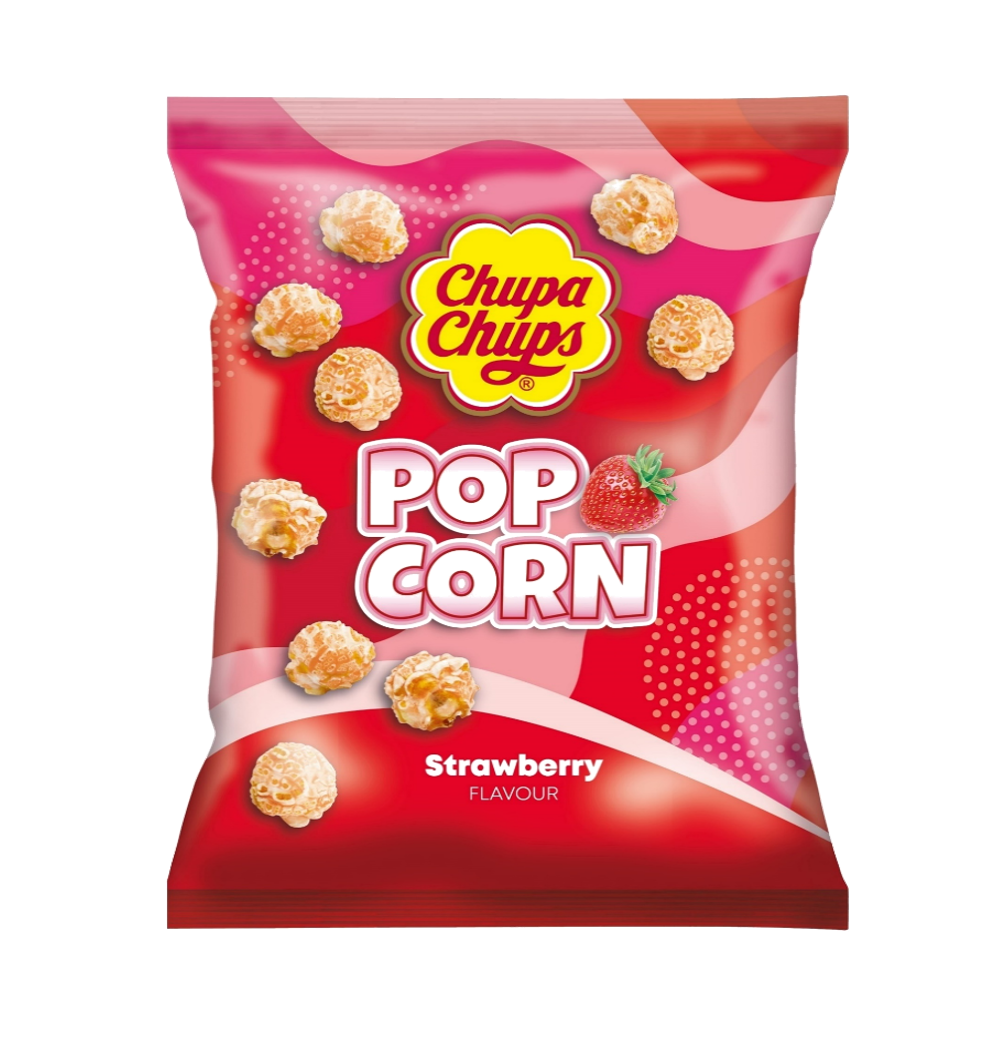 Chupa Chups Popcorn Strawberry 12 x 110g – Planet Foods